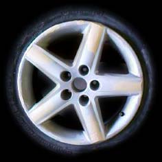 repaired alloy wheel